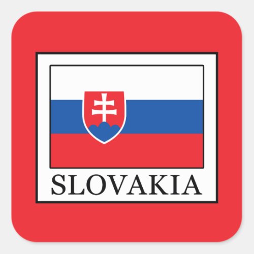 Slovakia Square Sticker