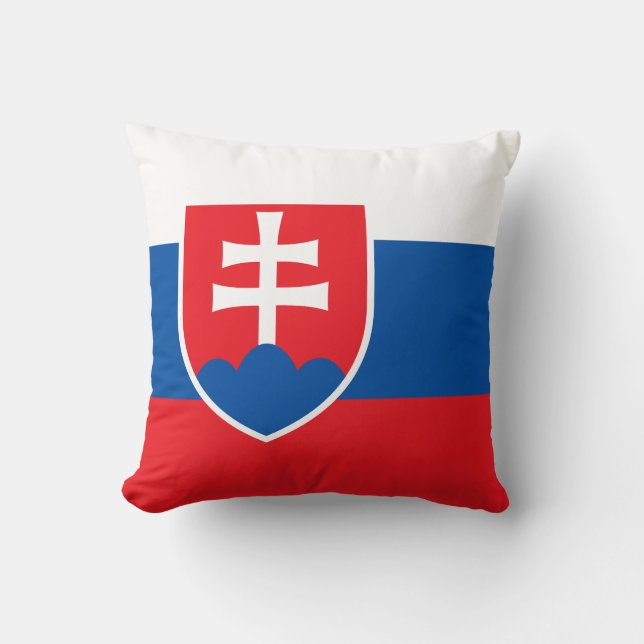 Slovakia Throw Pillow (Front)