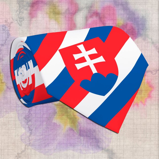 Slovakia Ties, fashion Slovakia Flag business Neck Tie (Creator Uploaded)