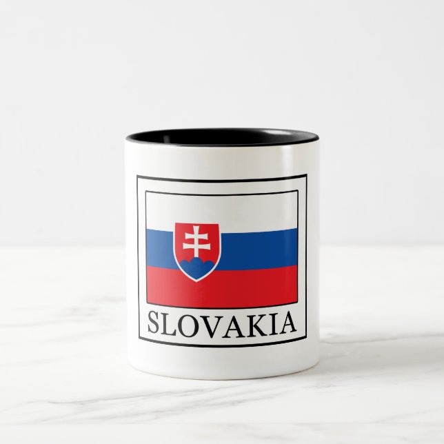 Slovakia Two-Tone Coffee Mug (Center)
