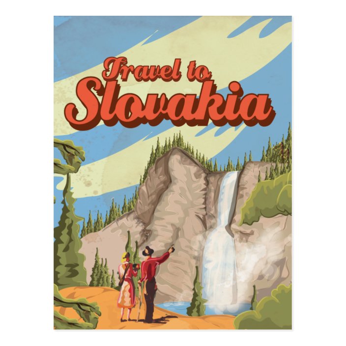 Vintage Slovakia Tourism Poster A3 Print