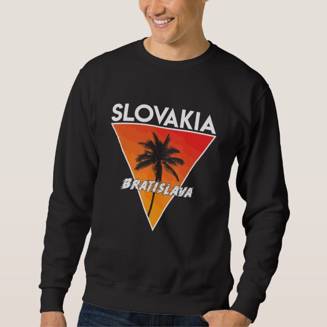 Slovakia With Sunny Colors Sweatshirt (Front)