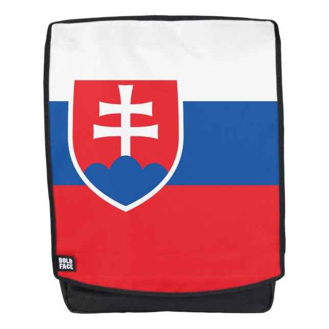 Slovakian flag backpack (Front)