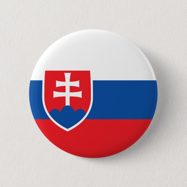 Slovakian flag button (Front)