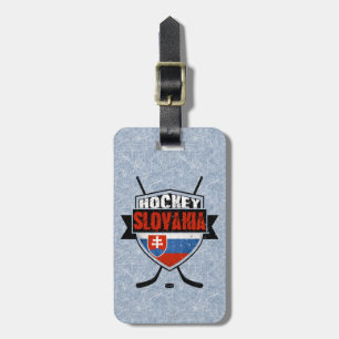 Slovakian Ice Hockey Luggage Tag Template