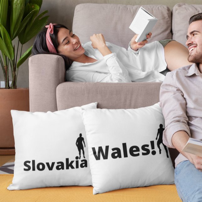 Slovakian soccer  throw pillow (Creator Uploaded)