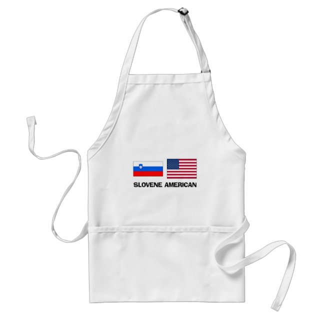 Slovene American Adult Apron (Front)