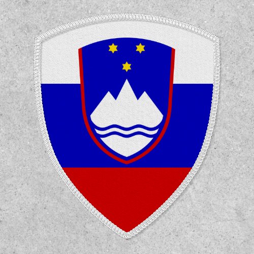 Slovene Flag  Coat of Arms Flag of Slovenia Patch