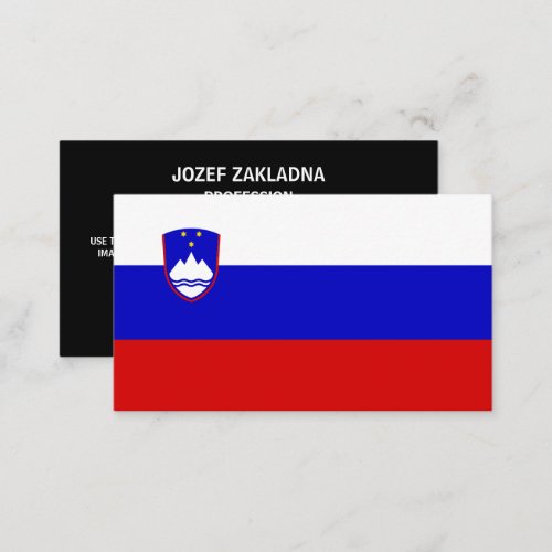 Slovene Flag Flag of Slovenia Business Card