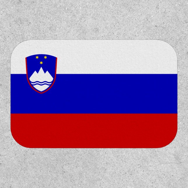Slovene Flag, Flag of Slovenia Patch (Front)