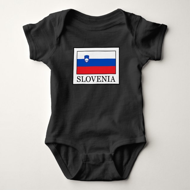 Slovenia Baby Bodysuit (Front)