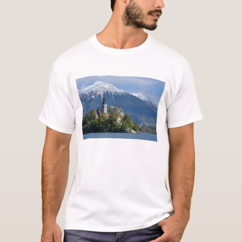 Slovenia Bled Lake Bled Bled Island Bled T_Shirt