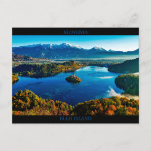 Slovenia - Bled Lake Postcard