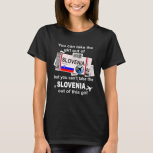 Slovenia Boarding Pass Slovenia Girl Slovenia T-Shirt