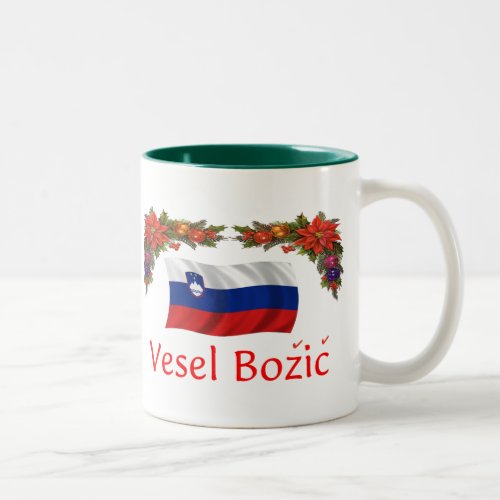 Slovenia Christmas Two_Tone Coffee Mug
