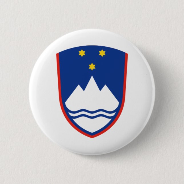 slovenia coat of arms button (Front)
