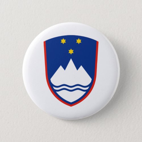 slovenia coat of arms button