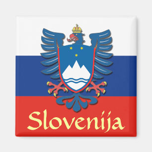 Slovenia Coat of Arms Magnet