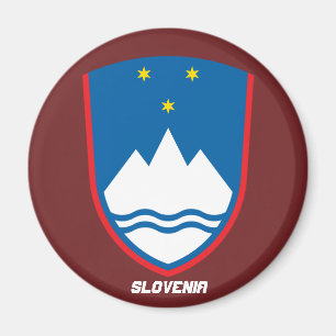 Slovenia Coat of Arms Magnet