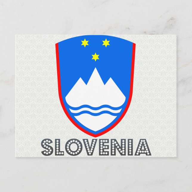 Slovenia Coat of Arms Postcard (Front)