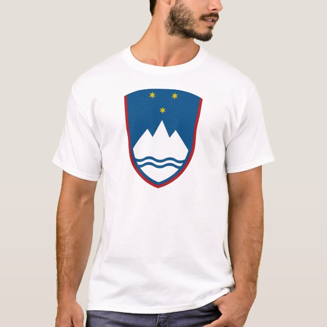 Slovenia Coat of Arms T-Shirt (Front)