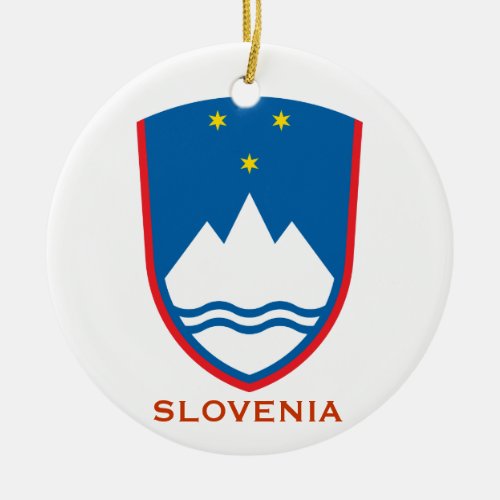 SLOVENIA Crest Ornament Slovenski Božični Okrase