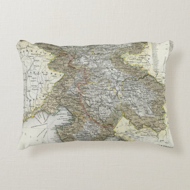 Slovenia, Croatia Decorative Pillow (Front)