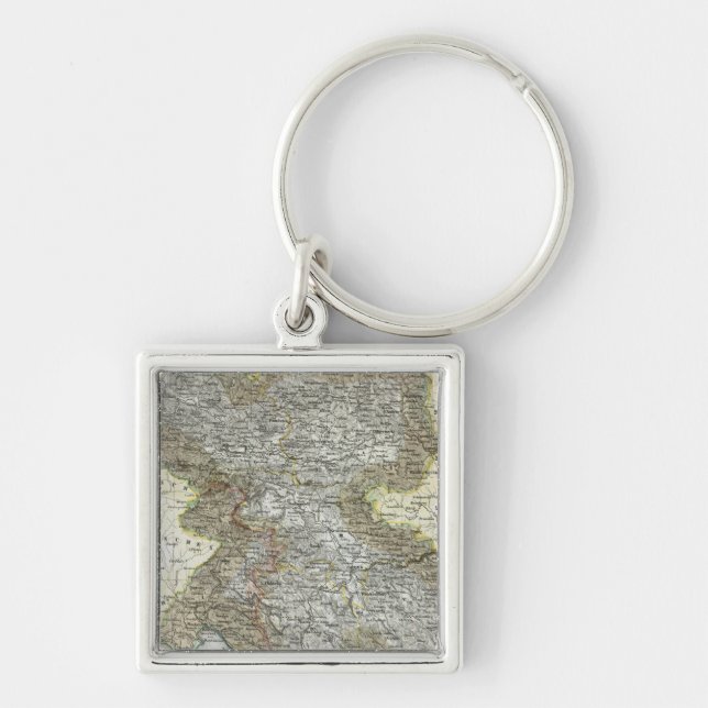 Slovenia, Croatia Keychain (Front)