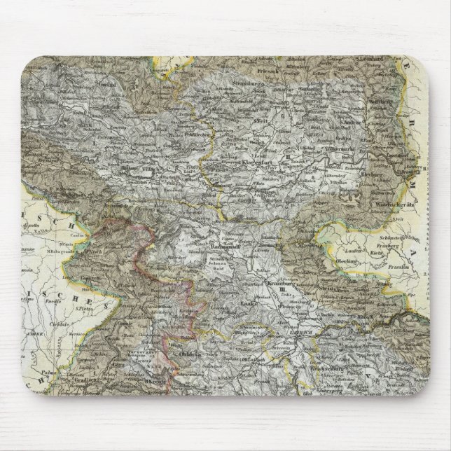 Slovenia, Croatia Mouse Pad (Front)