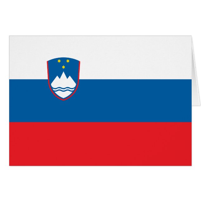 Slovenia Flag (Front Horizontal)