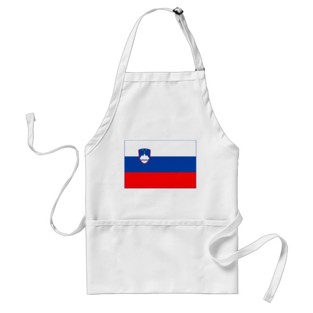 Slovenia Flag Adult Apron (Front)