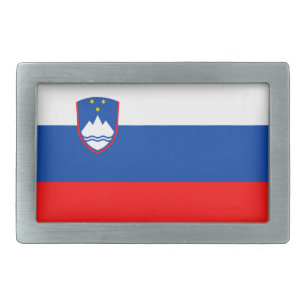 Slovenia Flag Belt Buckle