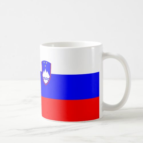 Slovenia Flag Ceramic Coffee Mug