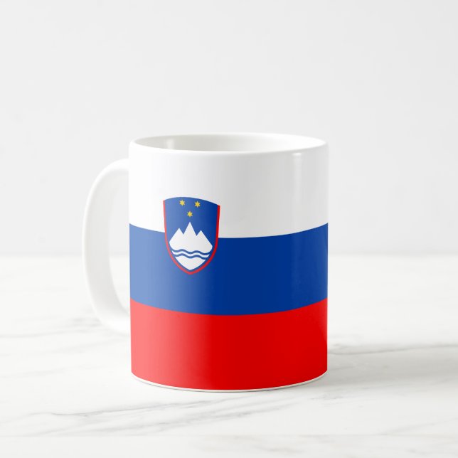 Slovenia Flag Coffee Mug (Front Left)