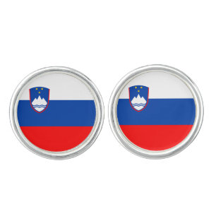Slovenia Flag Cufflinks