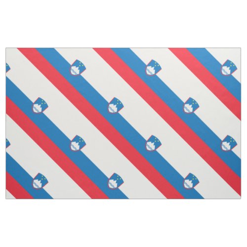 Slovenia Flag Fabric