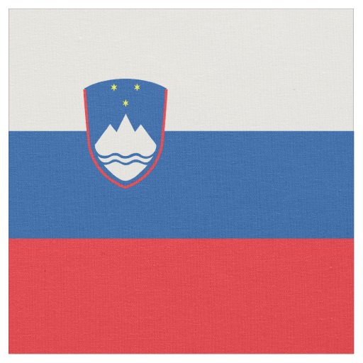 Slovenia flag fabric