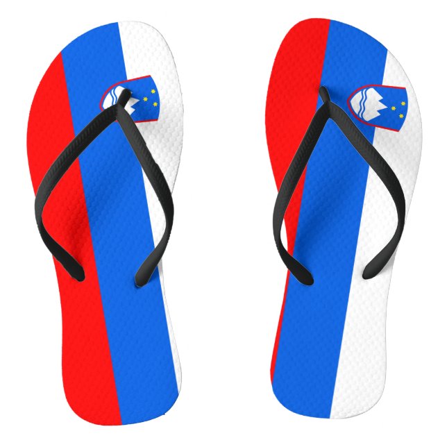 Slovenia Flag Flip Flops (Footbed)