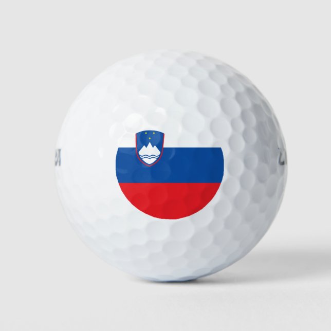 Slovenia flag golf balls (Front)
