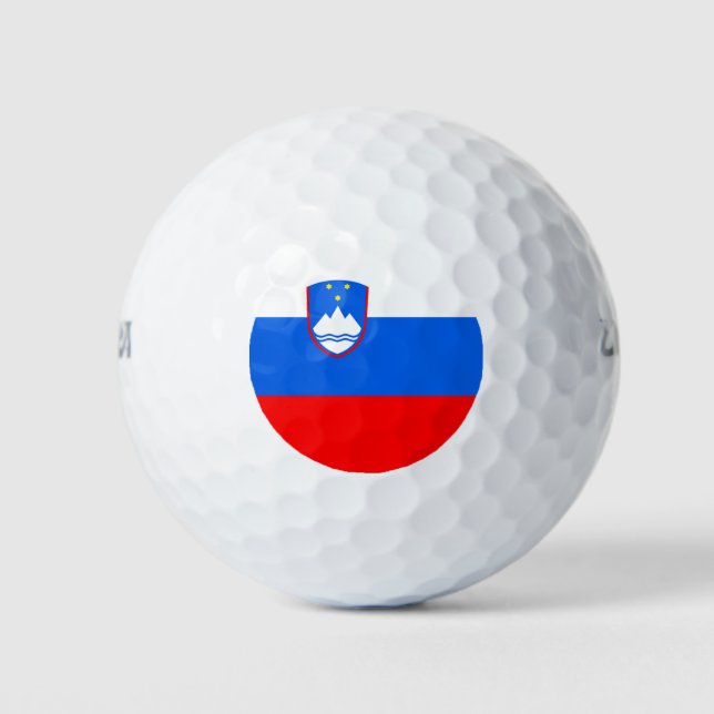 Slovenia Flag Golf Balls (Front)