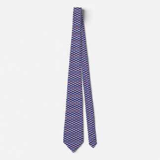 Slovenia Flag Hearts Tie