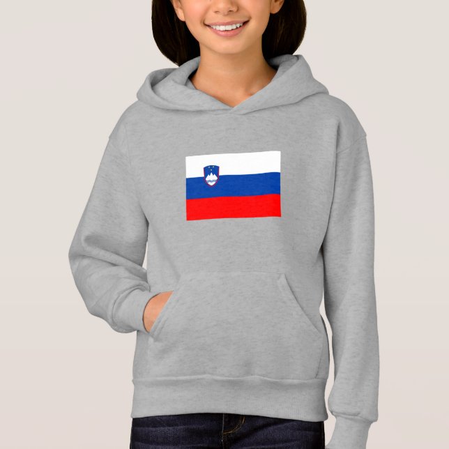 Slovenia Flag Hoodie (Front)