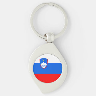 Slovenia Flag Keychain