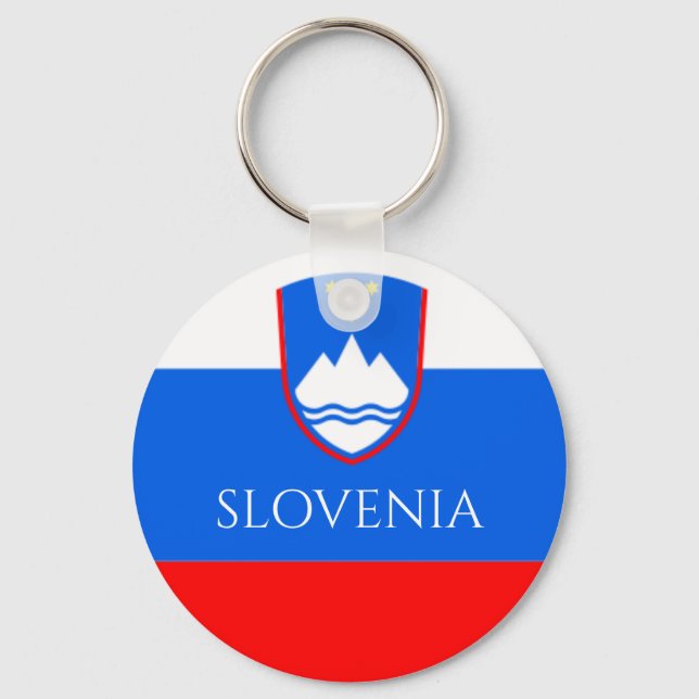 slovenia flag keychain (Front)