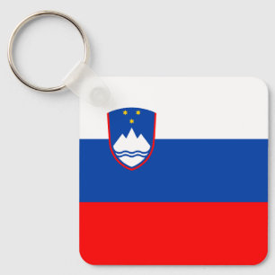 Slovenia Flag Keychain