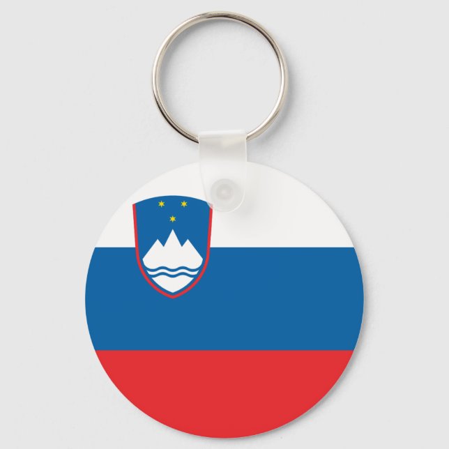 Slovenia Flag Keychain (Front)