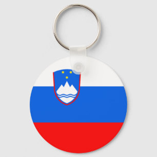 Slovenia Flag Keychain