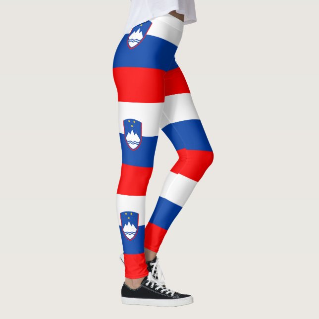 Slovenia Flag Leggings (Right)