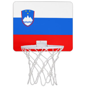 Slovenia Flag Mini Basketball Hoop