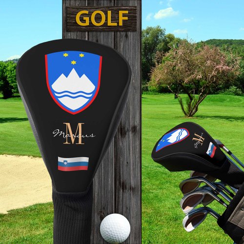 Slovenia  Flag Monogrammed Golf Clubs Covers